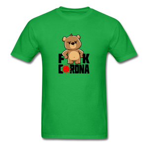 FK Corona T-Shirt (White) - bright green