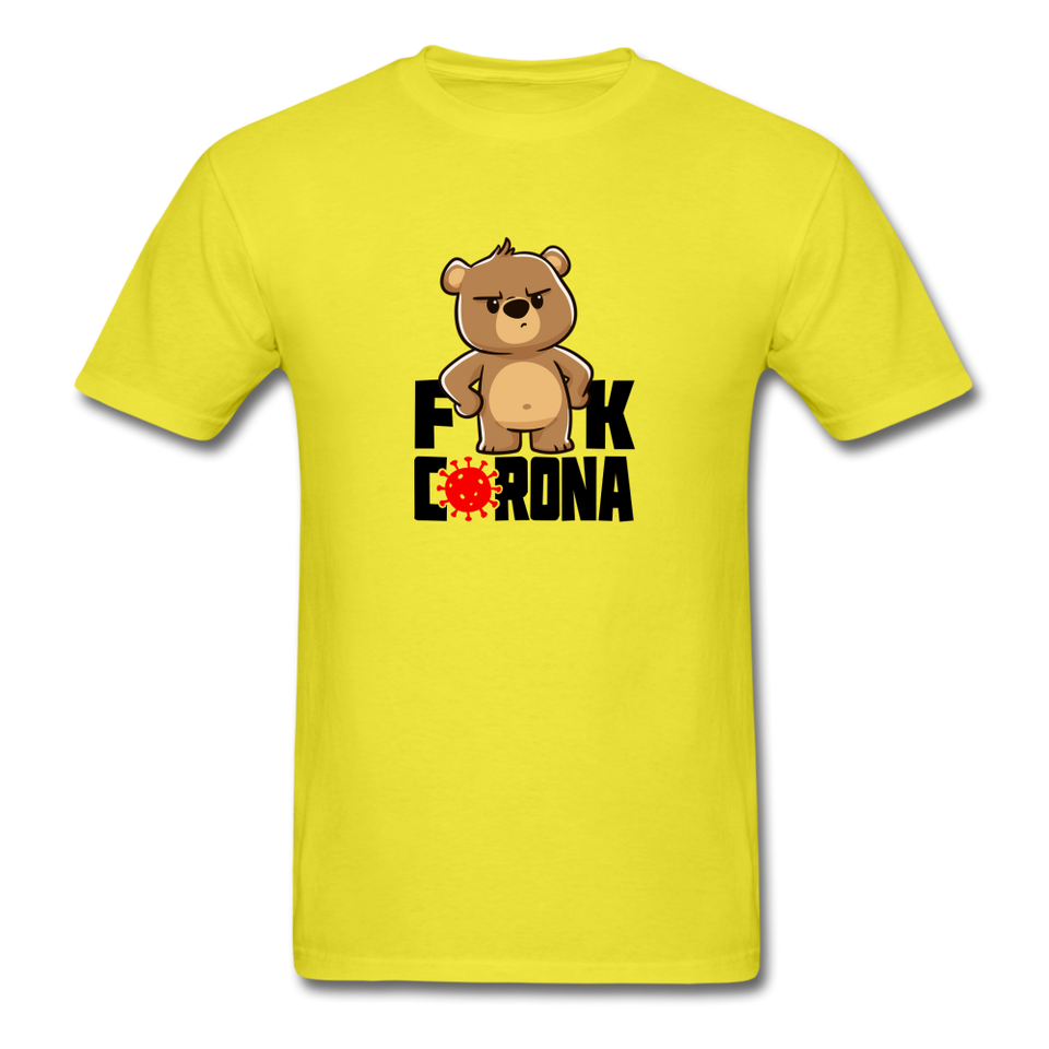FK Corona T-Shirt (White) - yellow