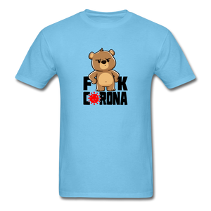 FK Corona T-Shirt (White) - aquatic blue