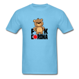 FK Corona T-Shirt (White) - aquatic blue