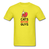 Cats Before Guys - yellow