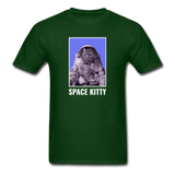 Space Kitty - forest green