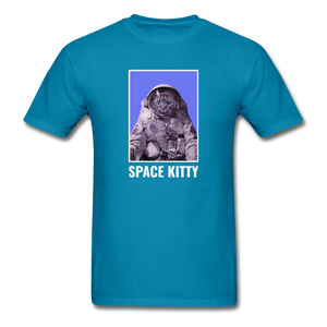 Space Kitty - turquoise