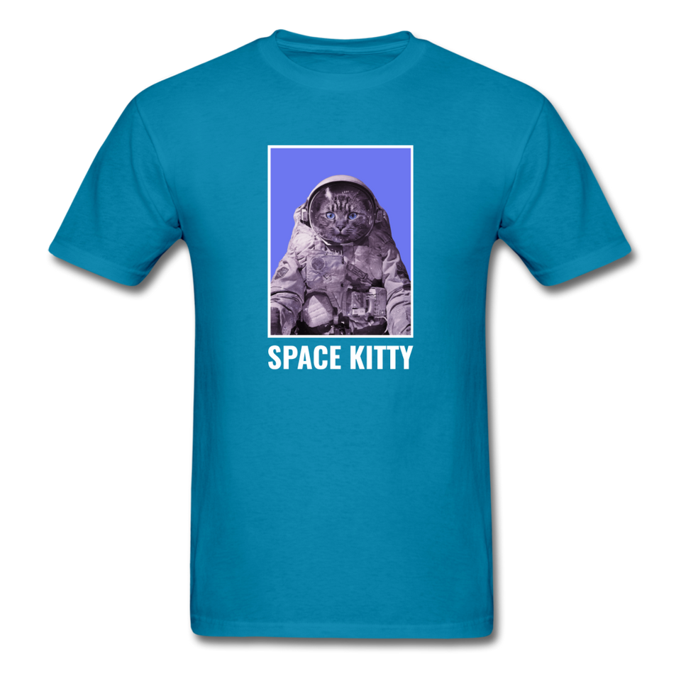 Space Kitty - turquoise