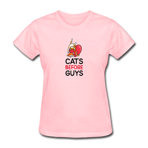 Cats Before Guys - pink