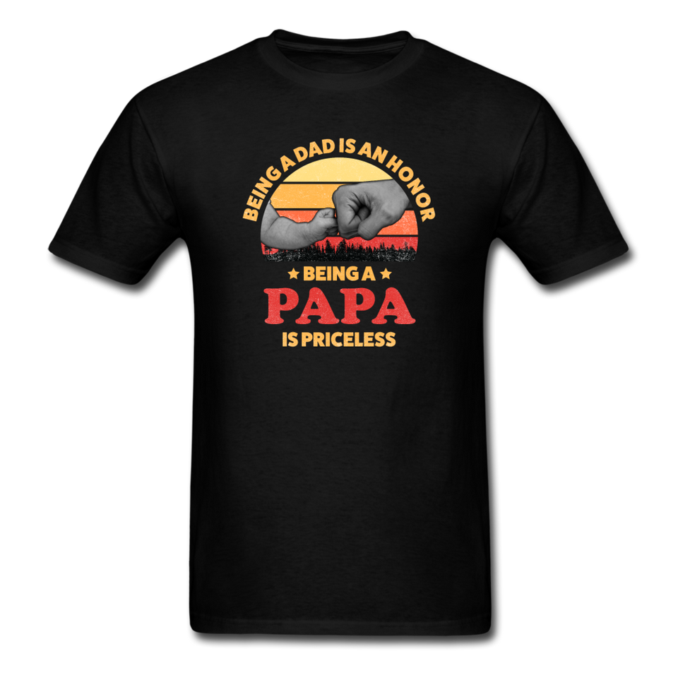 Being A Papa Is Priceless - black