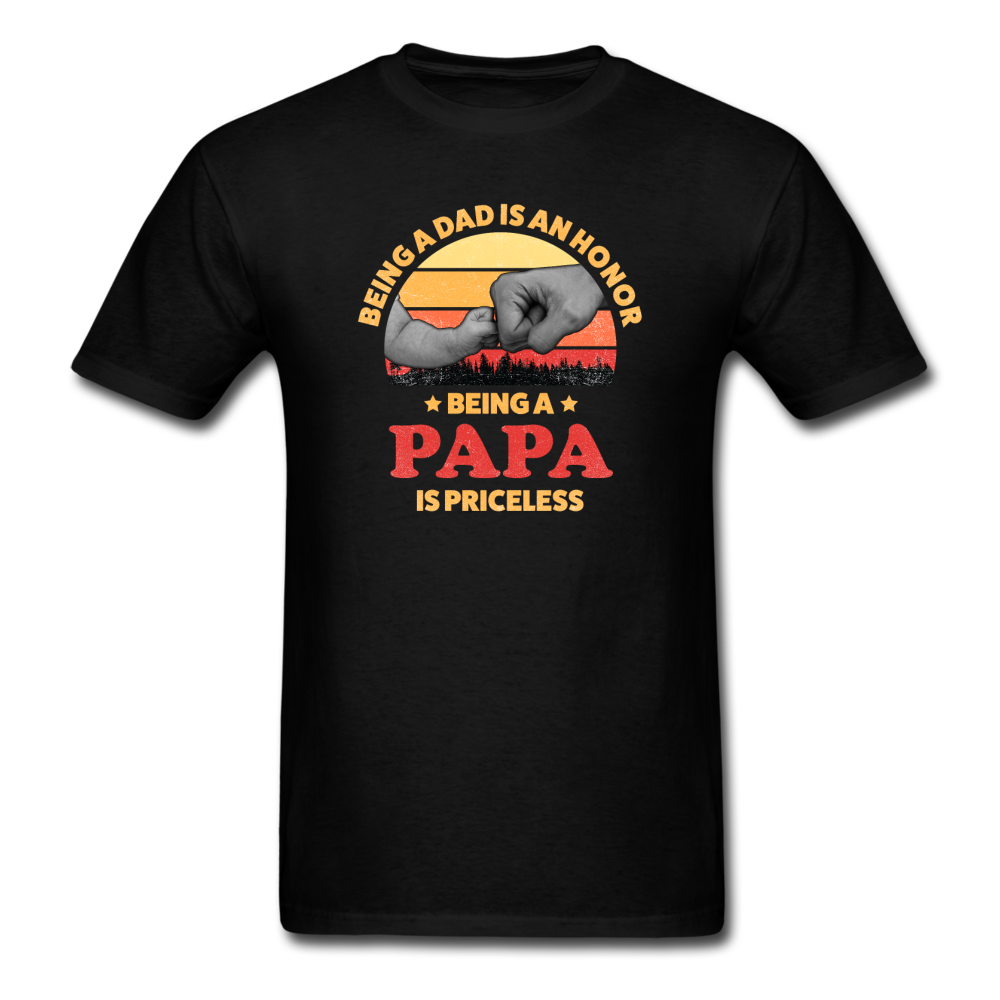Being A Papa Is Priceless - black