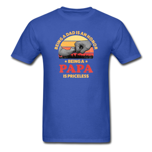 Being A Papa Is Priceless - royal blue
