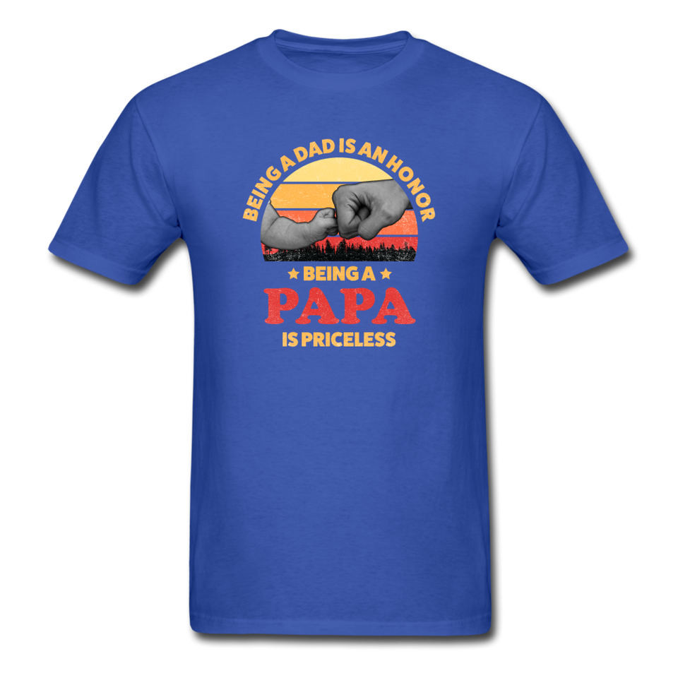 Being A Papa Is Priceless - royal blue