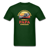 Being A Papa Is Priceless - forest green
