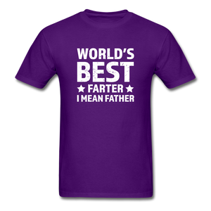 World's Best Farter, I Mean Father - purple