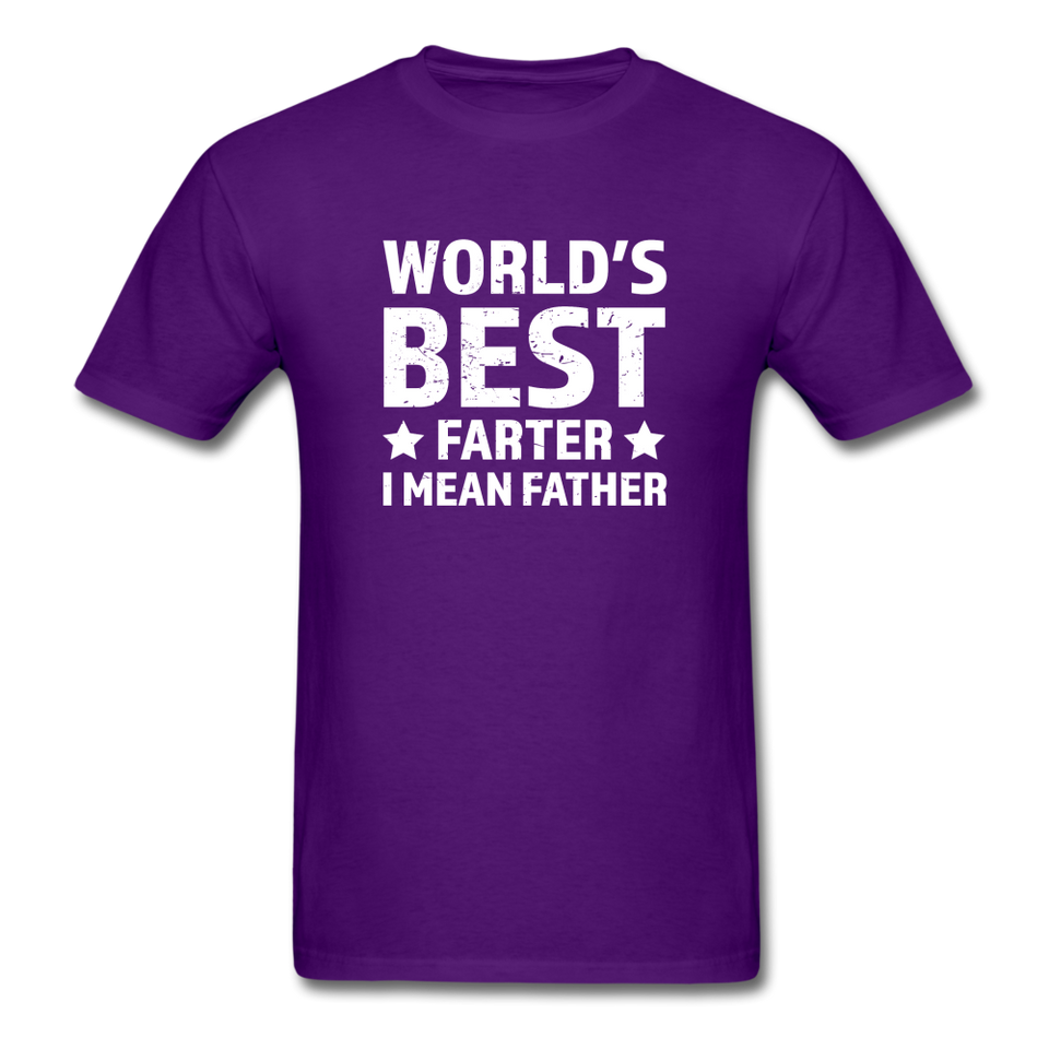 World's Best Farter, I Mean Father - purple