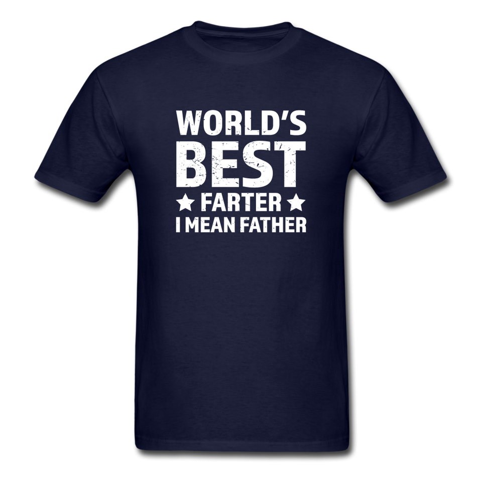 World's Best Farter, I Mean Father - navy
