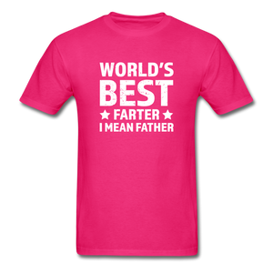 World's Best Farter, I Mean Father - fuchsia