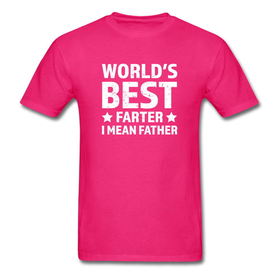 World's Best Farter, I Mean Father - fuchsia
