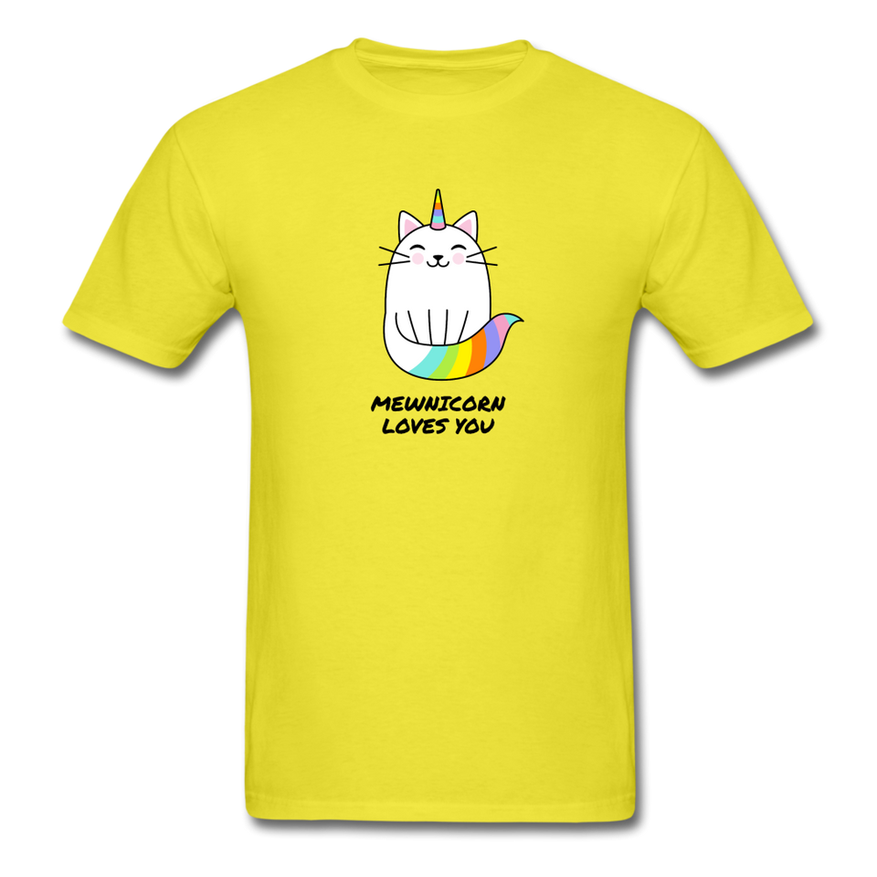 Mewnicorn Loves You - yellow