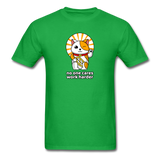 No One Cares Work Harder Men's Motivational T-Shirt - bright green