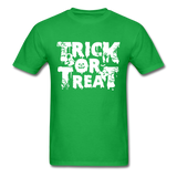 Trick Or Treat Men's Funny Halloween T-Shirt - bright green