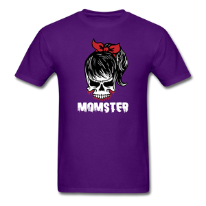 Momster Men's Funny Halloween T-Shirt - purple
