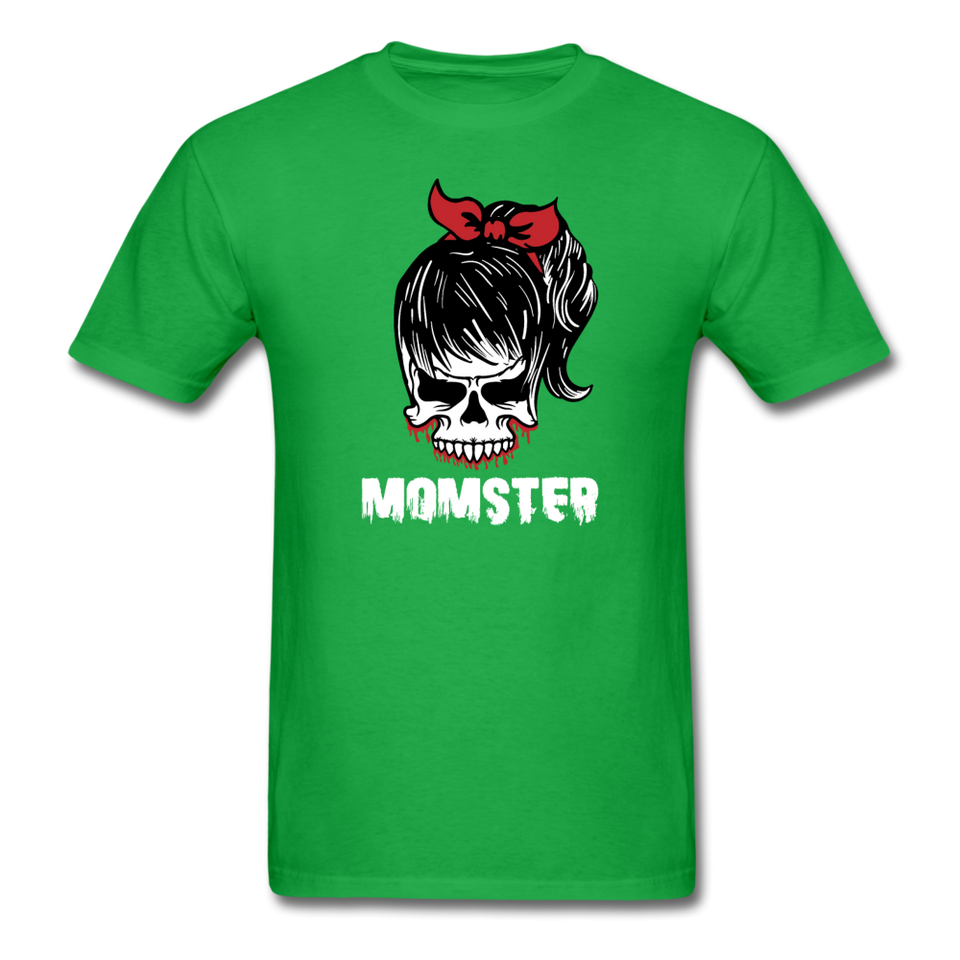 Momster Men's Funny Halloween T-Shirt - bright green
