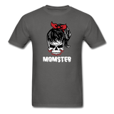 Momster Men's Funny Halloween T-Shirt - charcoal