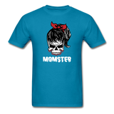 Momster Men's Funny Halloween T-Shirt - turquoise
