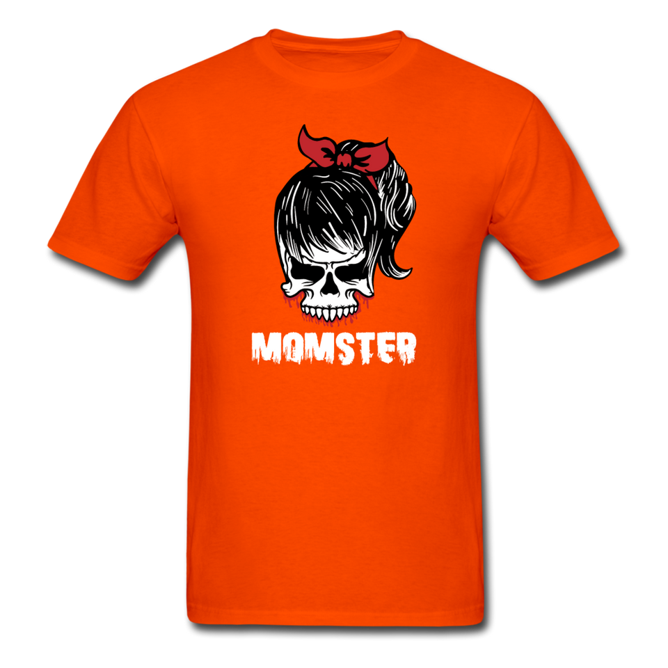 Momster Men's Funny Halloween T-Shirt - orange