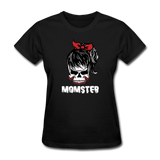 Momster Women's Funny Halloween T-Shirt - black
