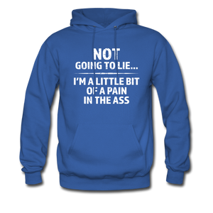 Not Going To Lie... Hoodie - royal blue