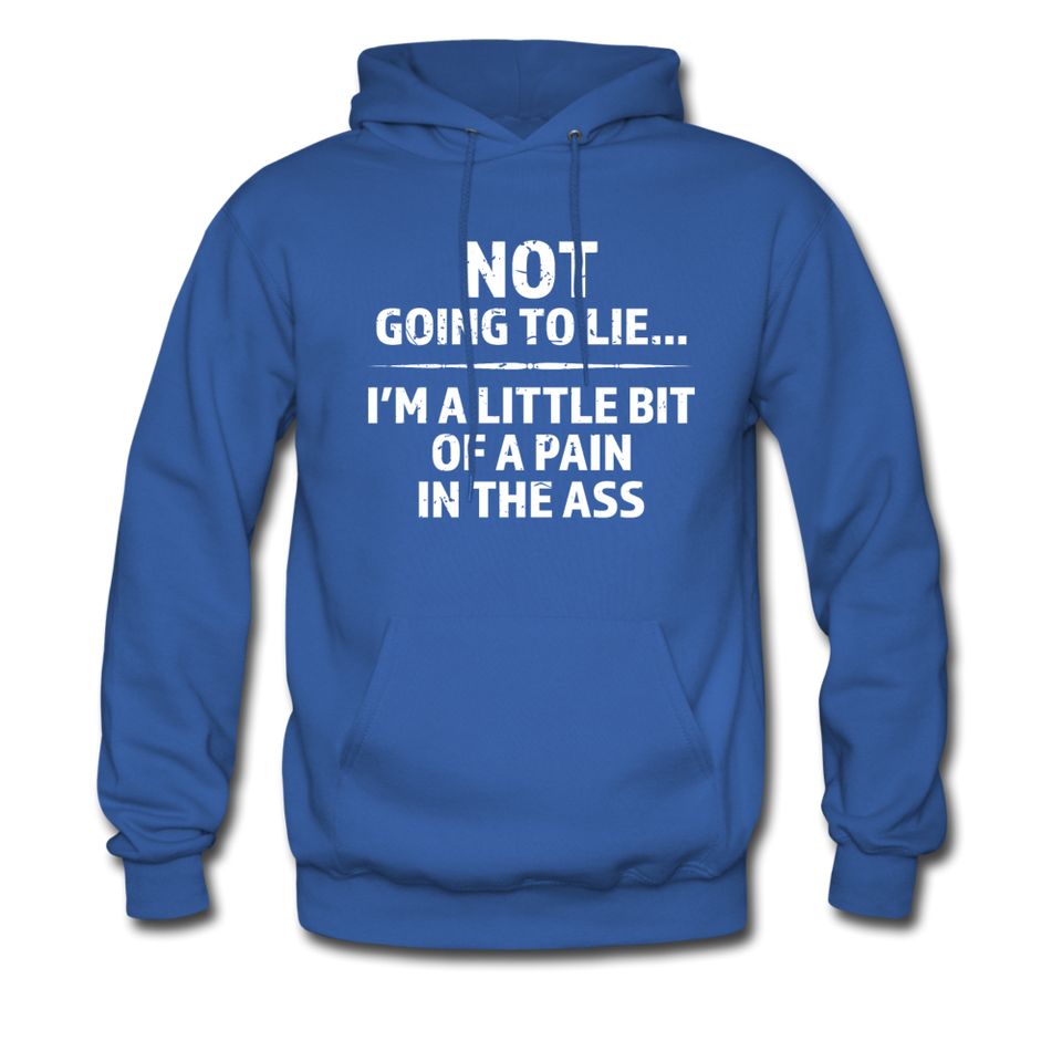 Not Going To Lie... Hoodie - royal blue