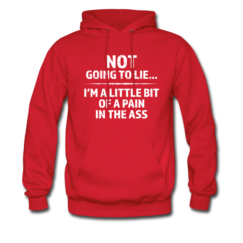 Not Going To Lie... Hoodie - red