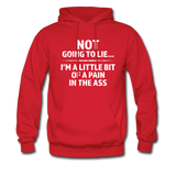 Not Going To Lie... Hoodie - red