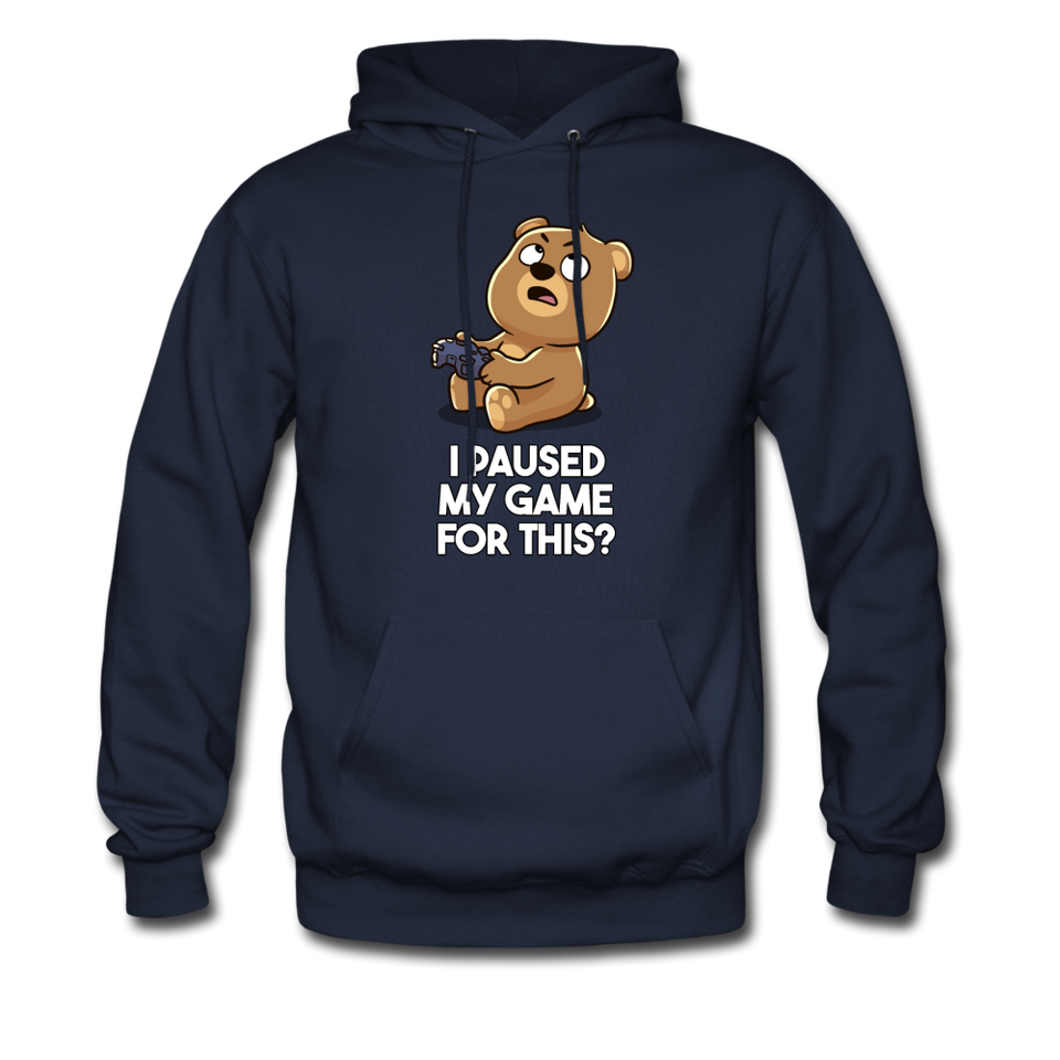 I Paused My Game For This Hoodie - navy