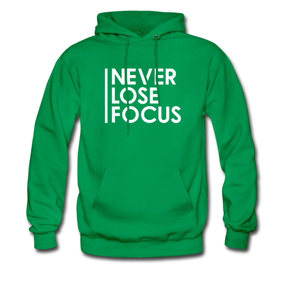 Never Lose Focus Hoodie - kelly green
