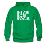 Never Lose Focus Hoodie - kelly green