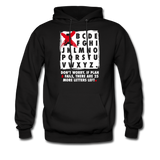 Don't Worry If Plan A Fails There Are 25 More Letters Left Hoodie - black