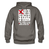 Don't Worry If Plan A Fails There Are 25 More Letters Left Hoodie - asphalt gray