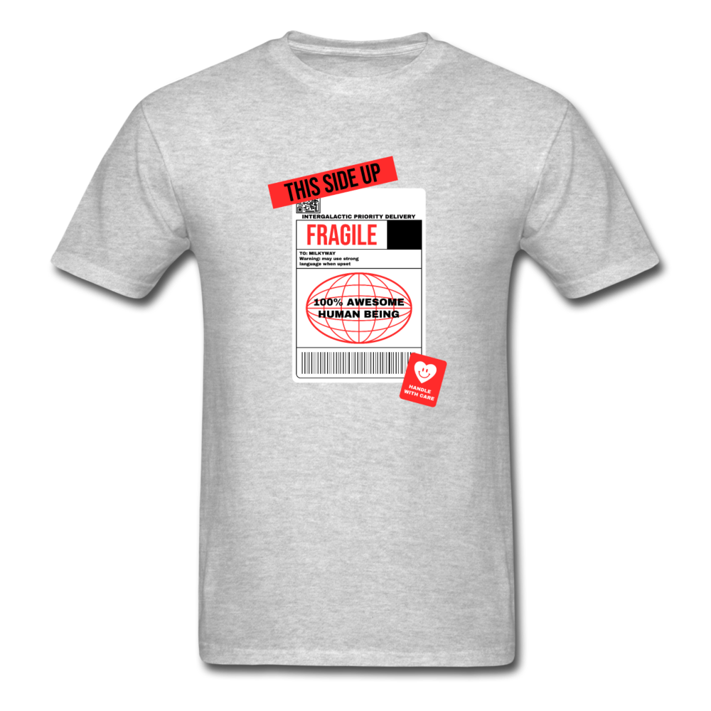 Intergalactic Priority Delivery Men's Funny T-Shirt - heather gray