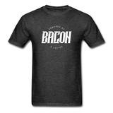Powered By Bacon & Coffee Men's Funny T-Shirt - heather black