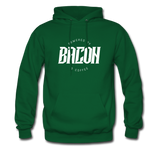 Powered By Bacon & Coffee Hoodie - forest green