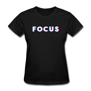Focus Women's Motivational T-Shirt - black