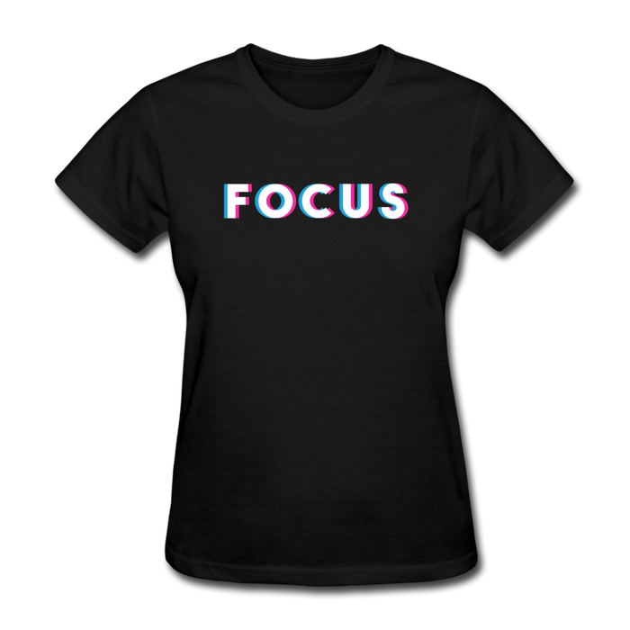 Focus Women's Motivational T-Shirt - black