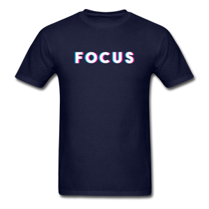 Focus Men's Motivational T-Shirt - navy