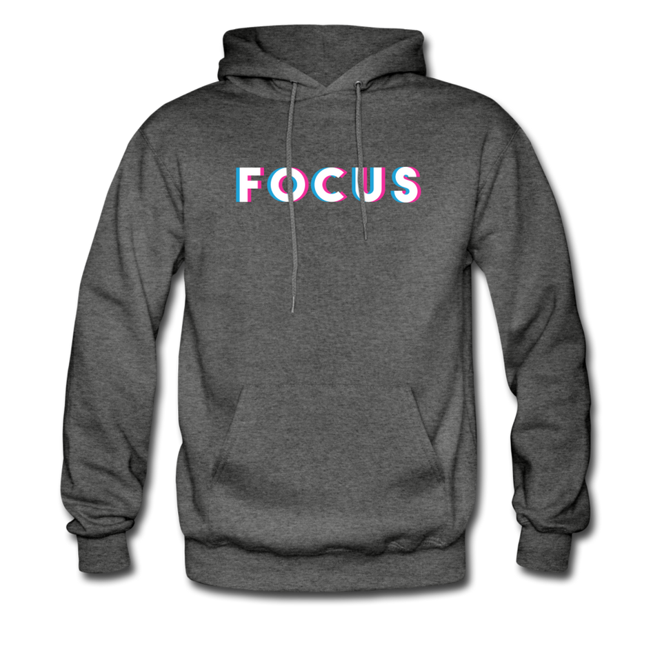 Focus Hoodie - charcoal gray
