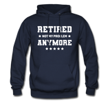 Retired Not My Problem Anymore Hoodie - navy